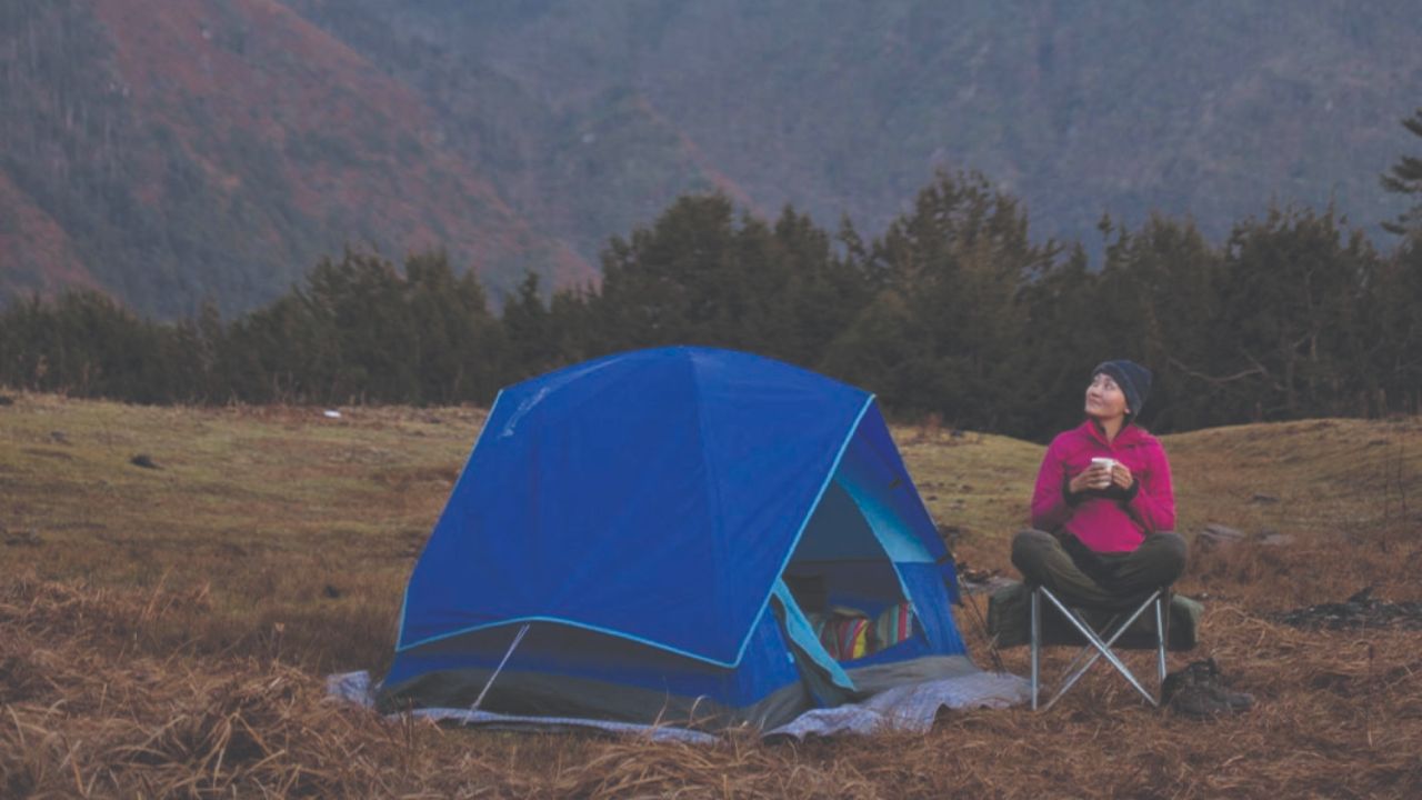Explorer on a trekking adventure in Bhutan