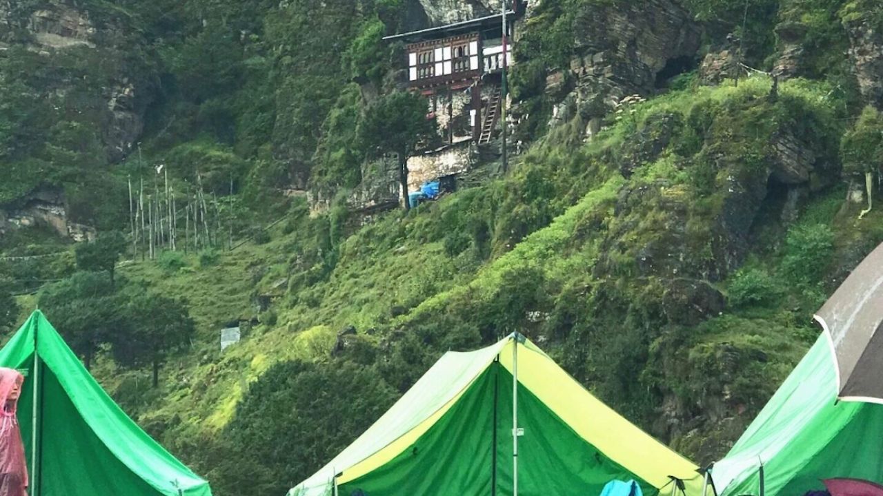 Bumdra Trek scene with breathtaking panoramic Himalayan views