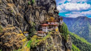 Stunning Landscape of Tiger’s Nest Monastery in Bhutan